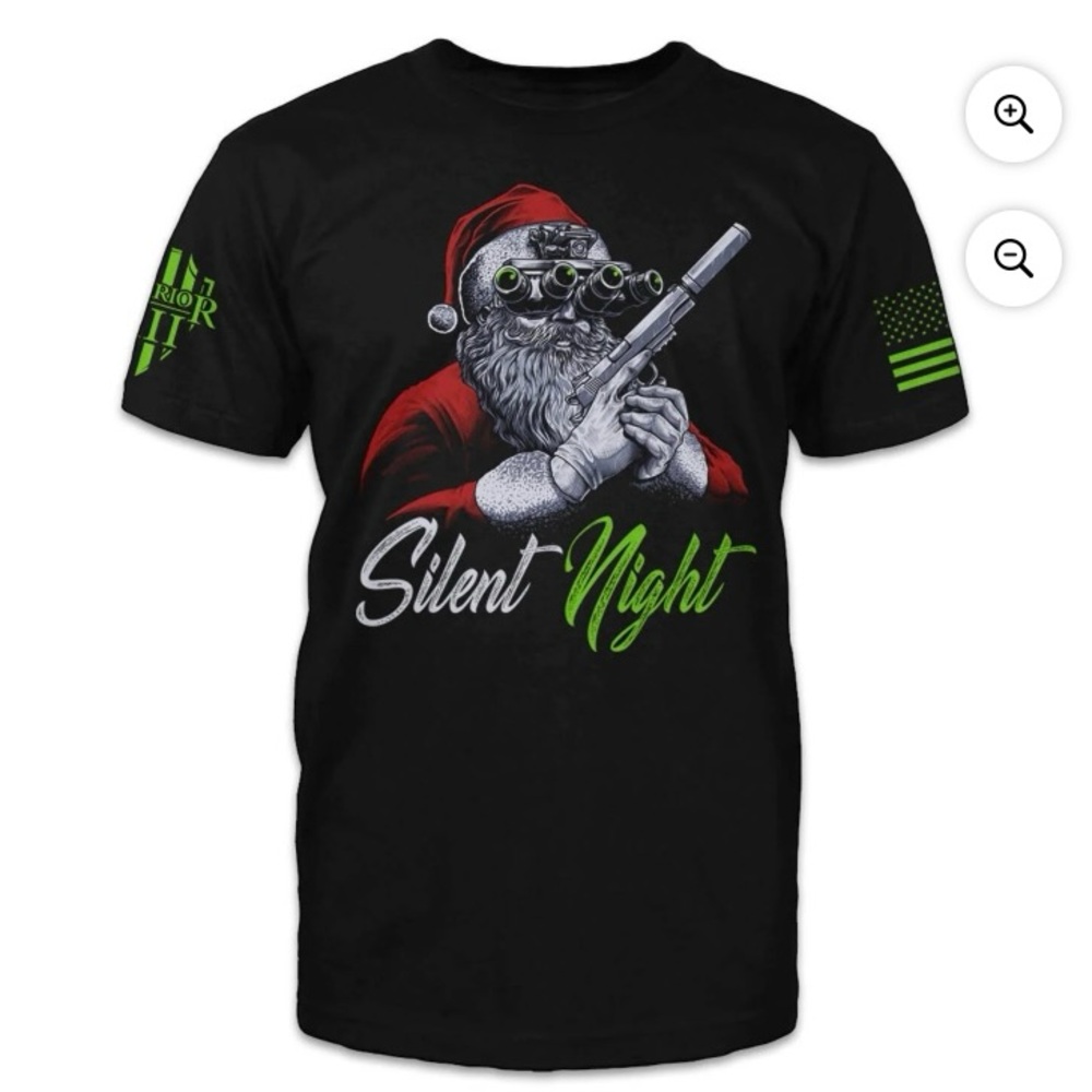 Silent Night American Apparel Warrior 12 TShirt